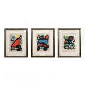 PRINTS, JOAN MIRO (lot of 3) J