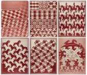 PRINTS, M. C. ESCHER (lot of 6