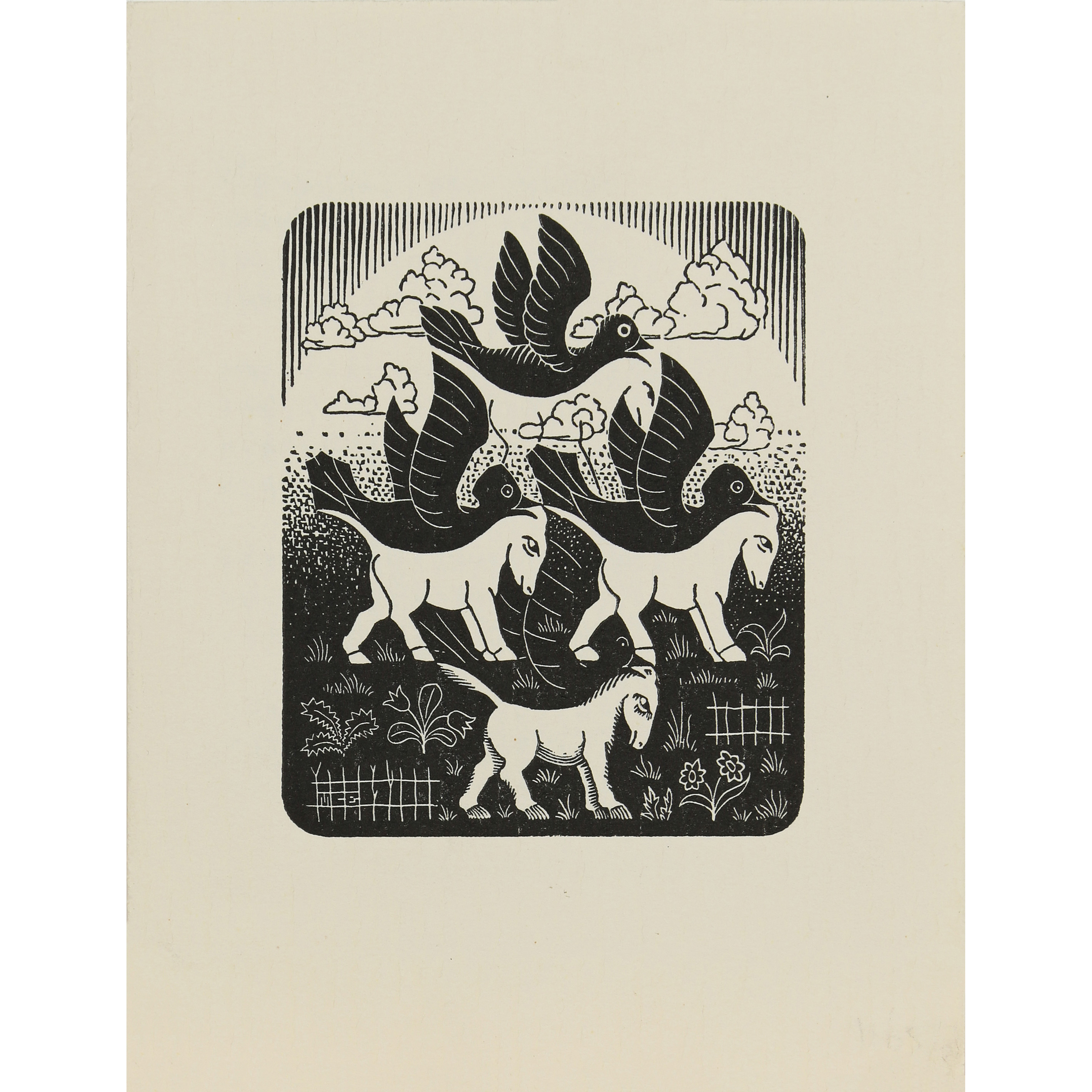 PRINTS, M.C. ESCHER (lot of 3) M.C.
