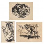 PRINTS, MILLARD SHEETS (lot of
