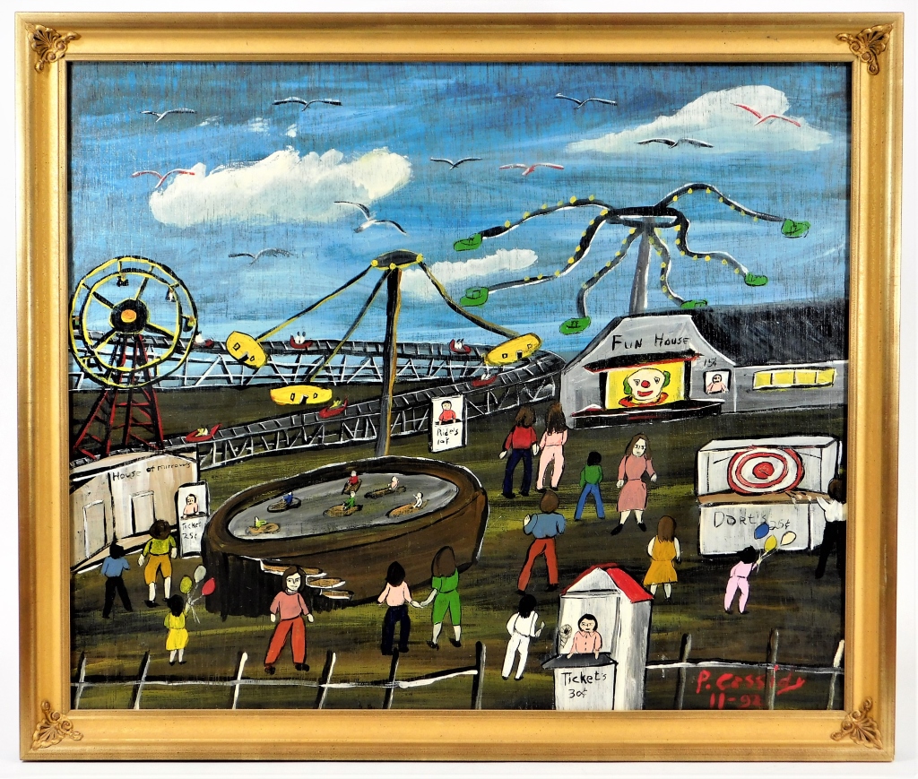 PRISCILLA CASSIDY NAIVE FOLK ART