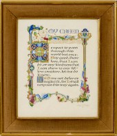 PRISCILLA MAGOUN "MY CREED" IL