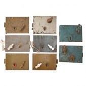 Prison. Eight painted steel ce
