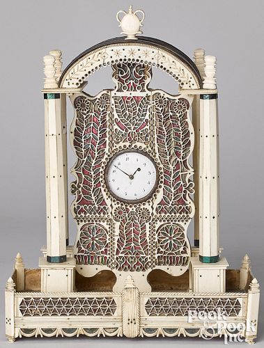PRISONER OF WAR CARVED BONE WATCH