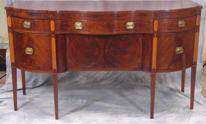 Pristine inlaid mahogany New York