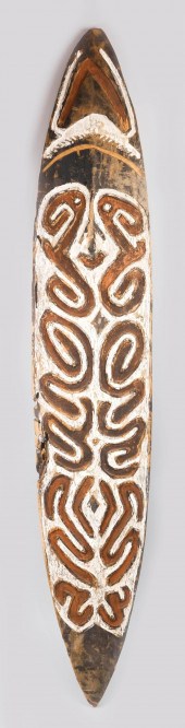 PROBABLY ASMAT WOOD POLYCHROME