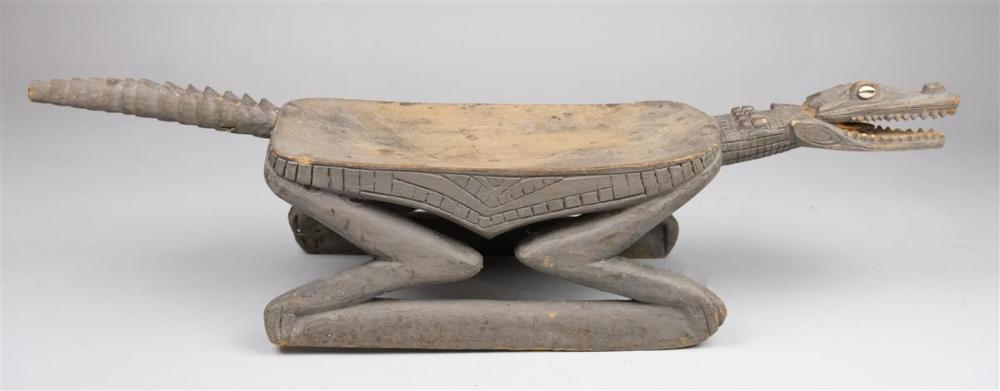 PROBABLY GURUNSI WOOD AND COWRIE
