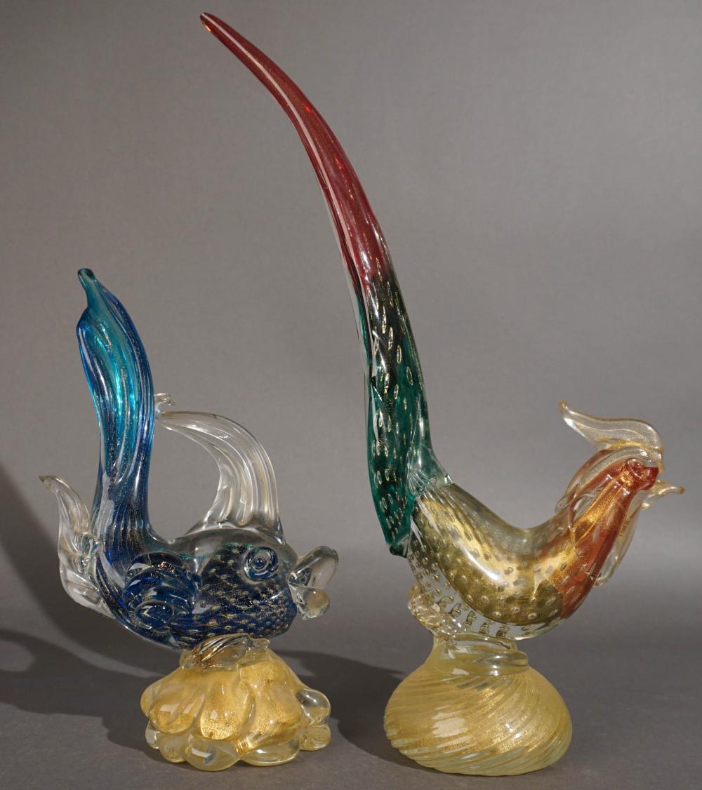 PROBABLY ITALIAN GLASS FIGURE OF