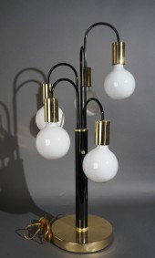PROBABLY LIGHTOLIER BLACK ENAM