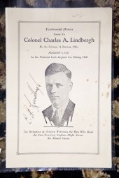 PROGRAM WITH CHARLES LINDBERGH