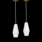 PROGRESS, PAIR OF VINTAGE GLAS