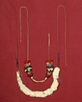 PROTO NAZCA TEXTILE HEAD ORNAM