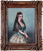 PROVENCAL PORTRAIT OF WOMAN WI