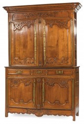 PROVINCIAL CARVED CHERRYWOOD B