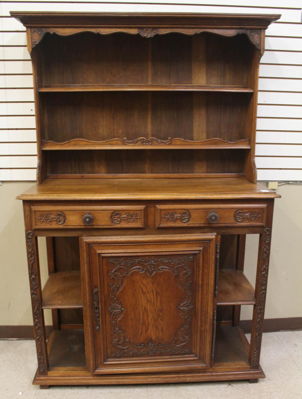 PROVINCIAL CARVED OAK COUNTRY