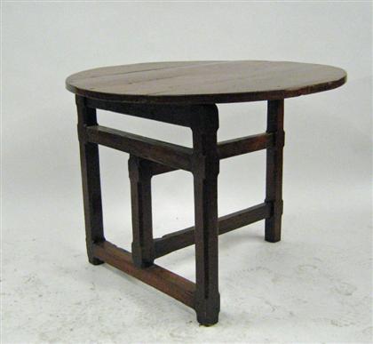 Provincial Continental walnut table