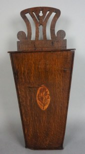 PROVINCIAL ENGLISH INLAID OAK