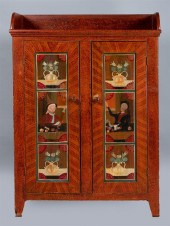 PROVINCIAL FOLK ART PAINTED PA