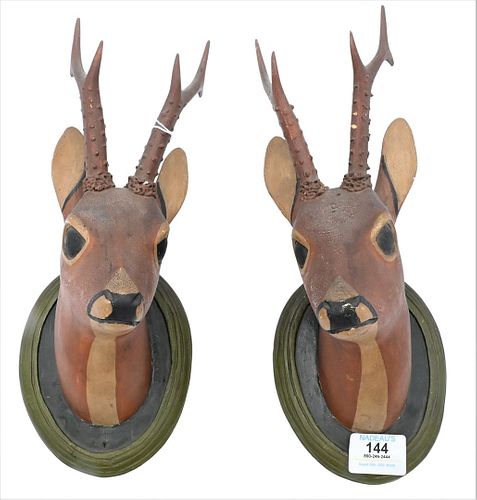 PROVINCIAL FOLK ART WOOD STAG