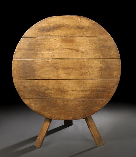 Provincial Fruitwood Center Table,