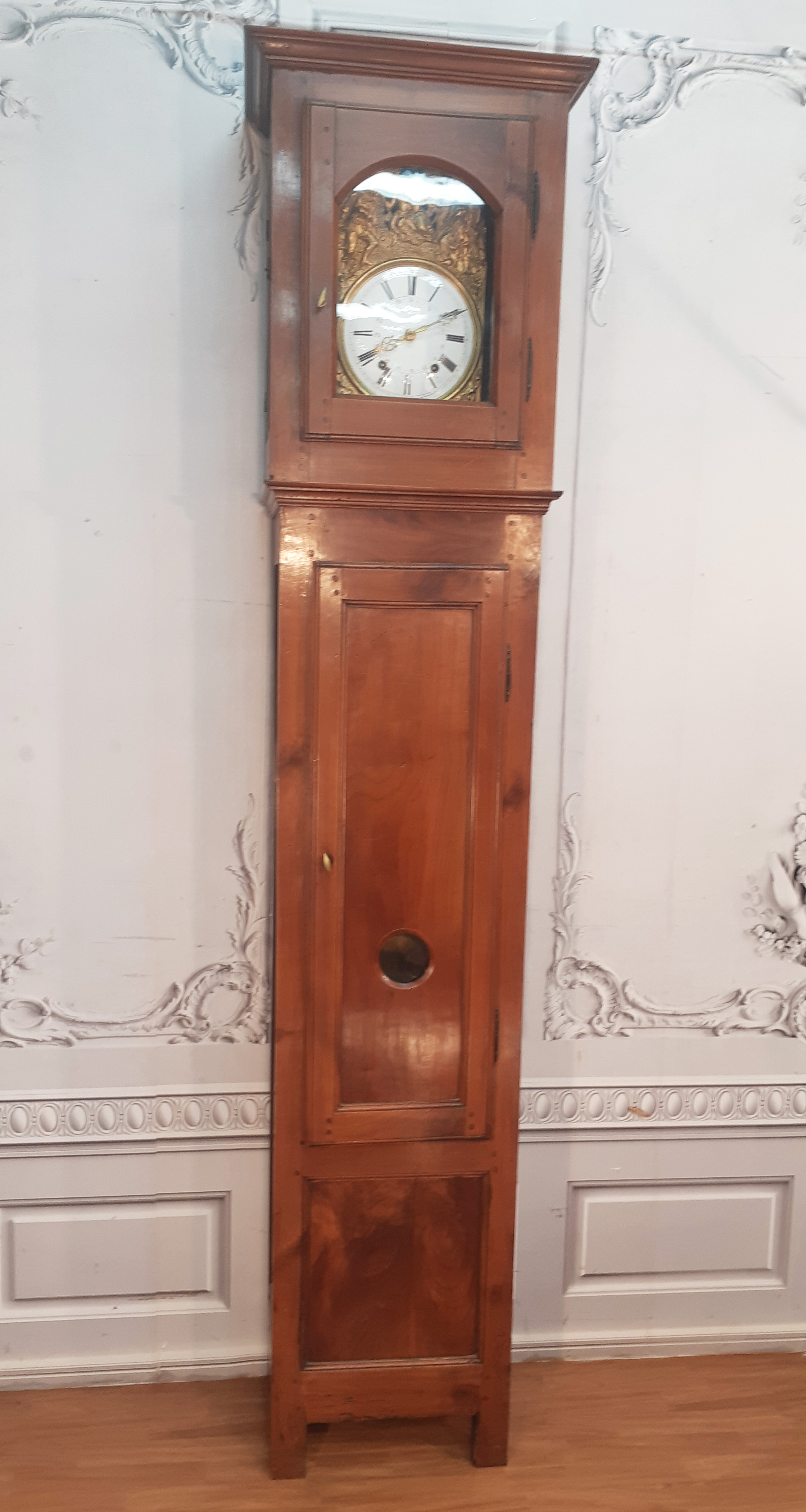 PROVINCIAL FRUITWOOD GRANDFATHER