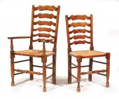 PROVINCIAL FRUITWOOD LADDER-BA