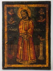 PROVINCIAL GREEK ICON OF THE S