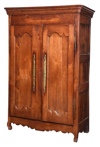 PROVINCIAL LOUIS XV FRUITWOOD BRASS