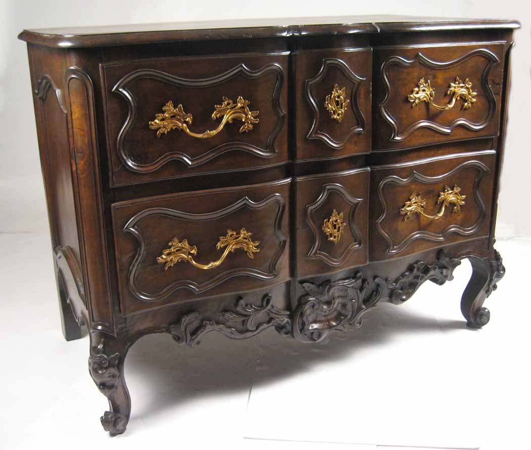 Provincial Louis XV gilt metal