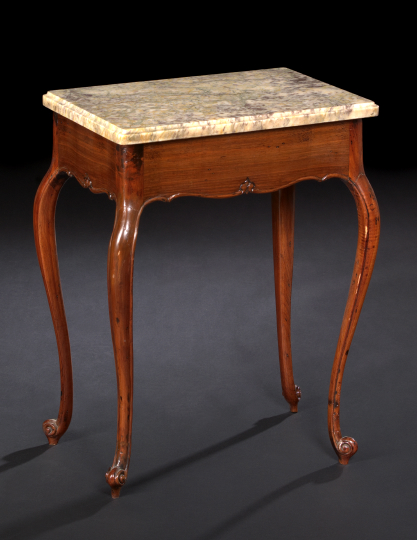 Provincial Louis XV-Style Fruitwood