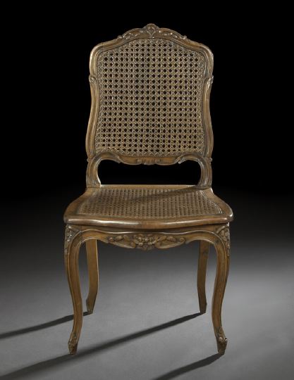 Provincial Louis XV-Style Fruitwood