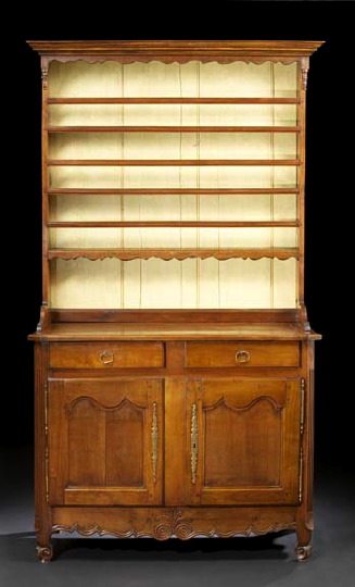 Provincial Louis XV-Style Fruitwood