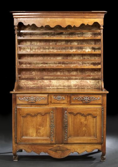 Provincial Louis XV-Style Fruitwood