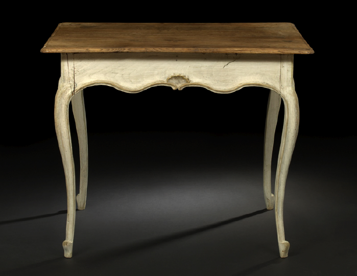 Provincial Louis XV-Style Oak and