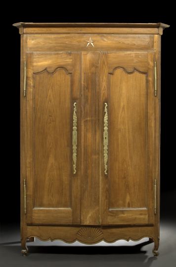Provincial Louis XV-Style Oak