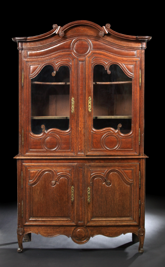 Provincial Louis XV-Style Oak