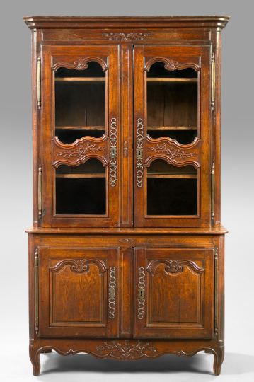 Provincial Louis XV-Style Oak