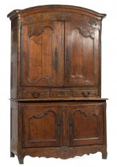 PROVINCIAL LOUIS XV-STYLE OAK