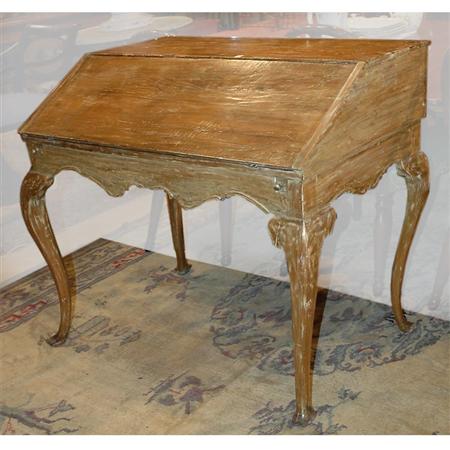 Provincial Louis XV Style Pine Desk