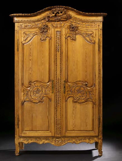 Provincial Louis XV-Style Pine