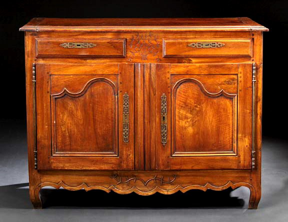 Provincial Louis XV-Style Walnut