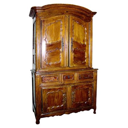 Provincial Louis XV Walnut Buffet a