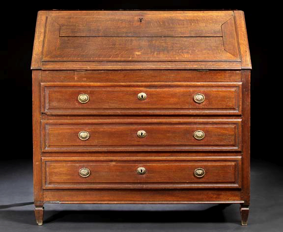 Provincial Louis XVI-Style Oak