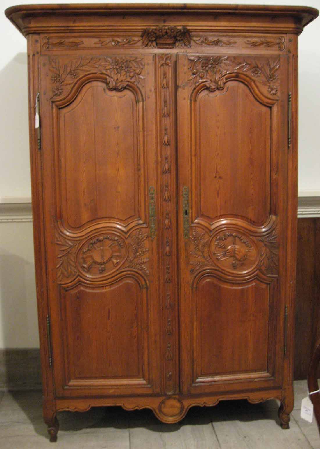 Provincial Louis XVI style pine