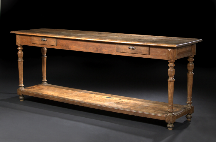 Provincial Oak and Fruitwood Side
