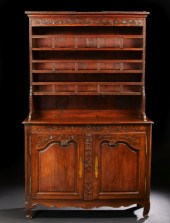 Provincial Oak and Mahogany Va