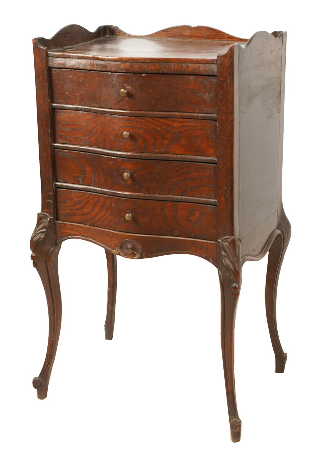 PROVINCIAL OAK BEDSIDE