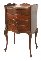 PROVINCIAL OAK BEDSIDE COMMODE