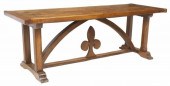 PROVINCIAL OAK FLEUR-DE-LIS TR