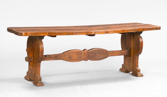 Provincial Oak Refectory Table, 